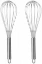Signoraware Whisk 30cm Round Steel Handle, Set of 2...