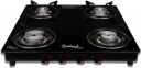 Sigri-wala 4 Burner Tornado Delux Glass Manual Gas Stove  (4 Burners)...