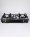 Sigri-wala Cute Blkd 2B Toughened Glass Tornado Burner Glass Manual Gas Stove Glass Manual Gas Stove  (2 Burners)...