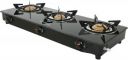 Sigri-wala Glass Manual Gas Stove  (3 Burners)...