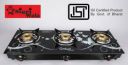 Sigri-wala Surya ISI Certified Toughened Glass Door Step Gas Stove (3 Burners)...