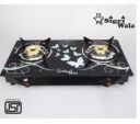 Sigri-wala Surya Toughened Glass Door Step Glass Manual Gas Stove  (2 Burners)...