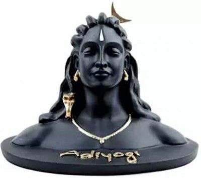 SigS Adhiyogi Statue | Shiva Idol | Shiv ji Car Dashboard Idol, Black