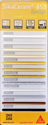 SIKA - Epoxy grout shade card SikaCeram 850 Design