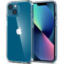 Silicon Back Case Compatible with Apple iPhone 13/14, Electroplating Shock Proof Transparent Pouch, Logo Cut Back Cover Designed for Apple iPhone 13/14 (Clear Transparent)...
