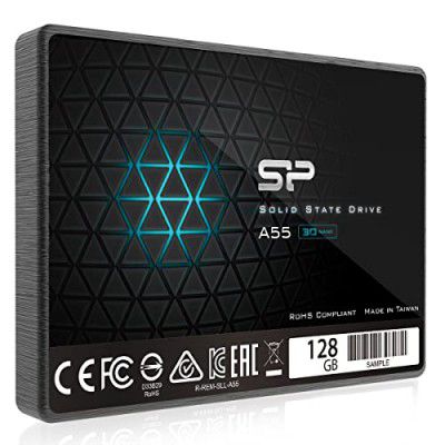 Silicon Power Ace A55 512GB SATA SSD, Up to 500MB/s, 3D NAND with SLC Cache, 2.5 Inch SATA III Internal Solid State Drive for Desktop Laptop PC Computer