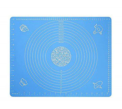 Silicone Baking Mat for Pastry Rolling (Random Color) (Baking Mat 50 * 40 cm)