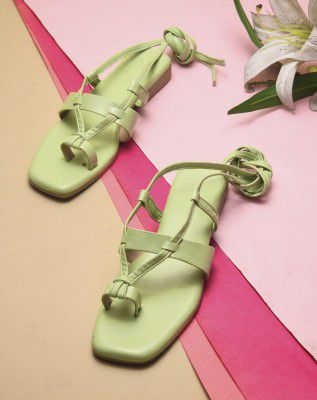 SilverArrow Women's Zocok Flat Fashion Sandals with Roman Strap|Suitable for Every Outfit