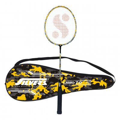 Silver's Aluminium Camo 7.0 Badminton Racket with Full Cover