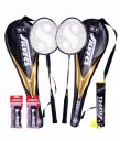Silvers Blacken (2 Badminton Rackets with Cover, 10 Plastic Shuttlecock and 2 PVC Grips)...