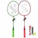 Silvers Junior JB-190 Combo-5 (2 Badminton Rackets, 3 Plastic Shuttlecock)...