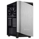 SilverStone Mid Tower Computer Case with Addressable RGB Lighting - Silver, Black...