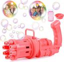 silverwyn 8-Hole Electric Bubbles Gun for Toddlers Toys, New Gatling Bubble Machine Outdoor Toys for Boys and Girls (multicolor) Guns & Darts  (Pink)...