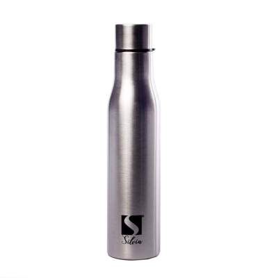 Silvia Venice Stainless Steel Water Bottle, 1 Litre, Silver