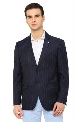 Simon Carter Mens Notch Lapel Slim Blazer