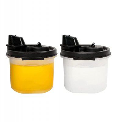 SIMPARTE Air-Tight & Leak Proof Plastic Anti Microbial Oil Pourer (2, 285ML)