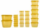 SIMPARTE SuperSturdy Eco Plastic Kitchen Storage Containers 22-Pieces...