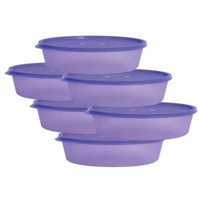 Simply Home Super Fresh 450 Multipurpose Storage Container Set | Pack of 6 | 450 ml | Violet Color