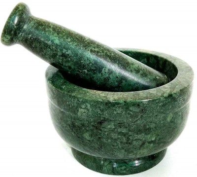 Simran Handicrafts B E Craft, Marble Mortar and Pestle Set | 4 inch