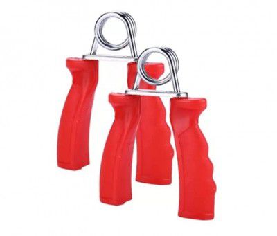 Simran Sports Hand Grip For Gym, Hand Grip Strengthener (Pack of 2) (Red PVC)
