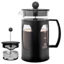 Sipologie Classic French Press Coffee Maker with 4-Level Filtration and Premium Heat Resistant Borosilicate Glass - Compact and Durable Filter Coffee Maker, Tea Maker - 600ml Coffee Press...