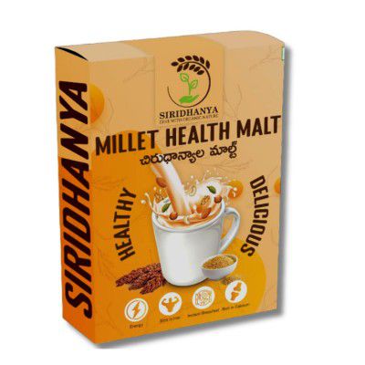 SIRIDHANYA healthy Natural Millets Malt n’Shake (450gm)