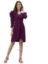 SIRIL Women's Full Sleeve Lycra Solid Fit & Flare Dress, One Piece Dress for Women...