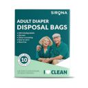 Sirona Adult Diaper Disposal Bags - 10 Bags...