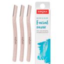 Sirona Face Razor for Women Facial Hair - Pack of 3...