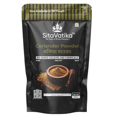 Sitavatika Natural Dhaniya Powder 500gm with Authentic Indian Taste Coriander Powder No added Colours and Chemical
