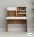SIVOM Parker Multipurpose Study/Home/Office Table Engineered Wood Study Table  (Free Standing, Finish Color - Lyon Teak, White, Knock Down)...