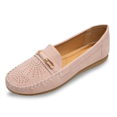 SIXTH STREET Womens Sxt 062 Pink Ballet Flat