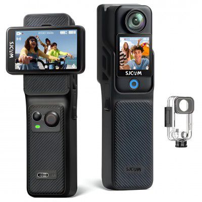 SJCAM C400 4K Vlogging Camera with Rotatable Dual Touch Screen, 1/2.8? CMOS