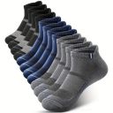 SJeware 6 Pairs Sports Solid Ankle Length Socks for Men & Women, Multicolor, Pack of 6, Free Size...