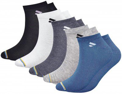 SJeware Polyester 5 Pairs Solid Ankle Length Socks, Multicolor, Pack Of 5, Free Size