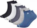 SJeware Polyester 5 Pairs Solid Ankle Length Socks, Multicolor, Pack Of 5, Free Size...