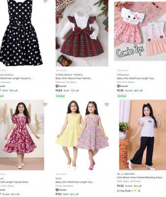 Sk Jj Dresses Kids Dresses Starting @ 156
