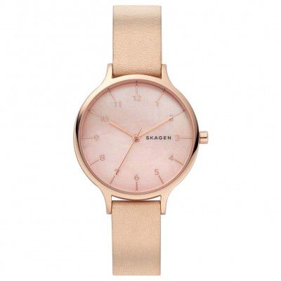 Skagen Analog Pink Dial Women's Watch-SKW2704