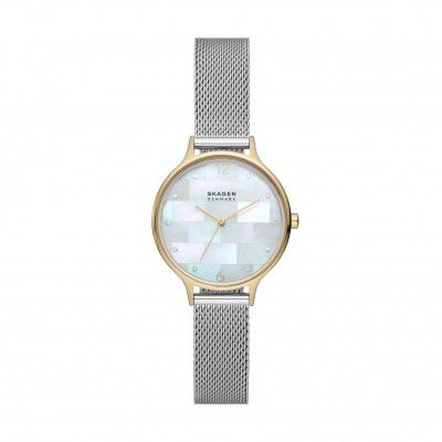 Skagen Anita Lille Analog White Dial Womens Watch-SKW3057