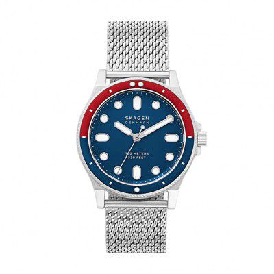 Skagen Fisk Analog Blue Dial Mens Watch-SKW6668