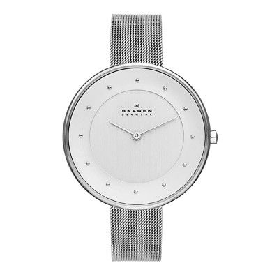 Skagen Gitte Analog Silver Dial Womens Watch-SKW2140