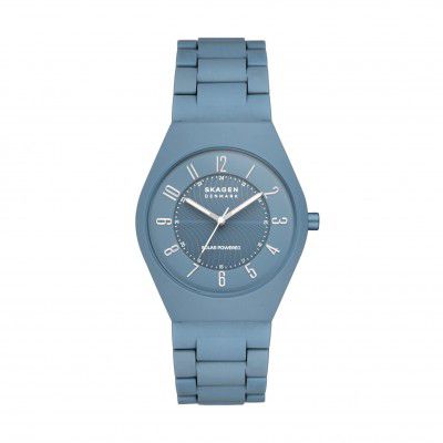 Skagen Grenen Ocean Analog Blue Dial Mens Watch-SKW6812