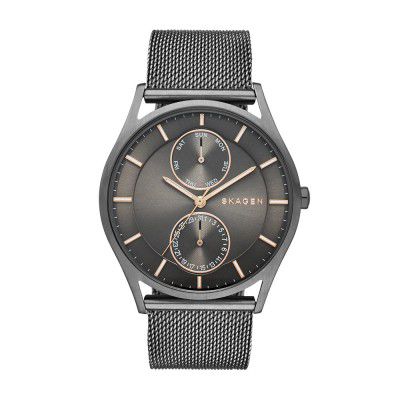 Skagen Holst Analog Grey Dial Mens Watch-SKW6180