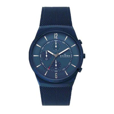 Skagen Men 42 mm Melbye Chronograph Blue Stainless Steel SKW6803I