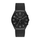 Skagen Mens Grenen Black Dial Stainless Steel Chronograph Watch - SKW6822I...
