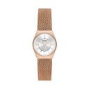 Skagen Stainless Steel Grenen Lille Analog White Dial Women Watch-Skw3035, Rose Gold Band...