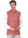 SKAVIJ Men's Indian Dupion Silk Sleeve Less Festive Nehru Jacket Waistcoat...