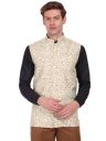 SKAVIJ Men's Indian Dupion Silk Sleeve Less Festive Nehru Jacket Waistcoat...