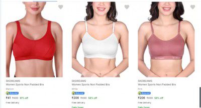 Skdreams Women's Bras Upto 91% Off 