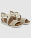 Skechers  Arch Fit Beach Kiss - Boho Beyond Casuals For Women  (Natural , 6)...